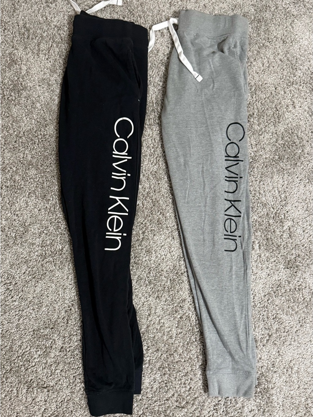 Calvin Klein Black & Gray Jogger Pants Duo